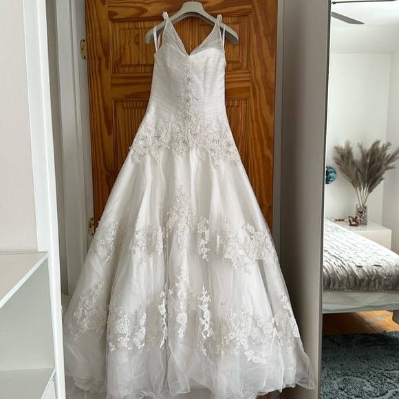 Embroidered Wedding Gown - Picture 7 of 17